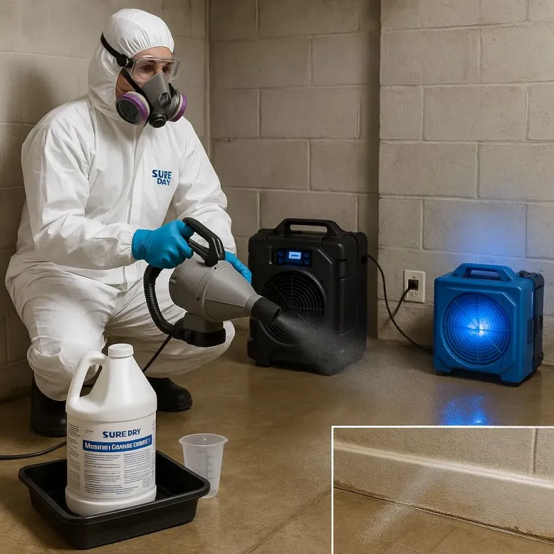 Sanitization and Odor Removal process in Johnson City, TX
